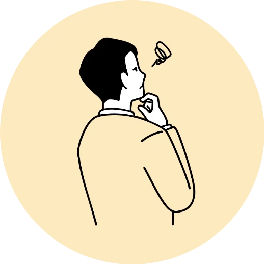 新人教育に悩む様子